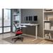 Humanscale Float Height Adjustable Standing Desk in Gray | 48 W x 24 D in | Wayfair FTBR422448PLF