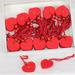 The Holiday Aisle® Heart Holiday Shaped Ornament Fabric in Red | 0.18 H x 4 W x 3 D in | Wayfair 771505A0A9D2447181FF79A366226B05