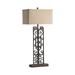 Astoria Grand Wendover 44" Bronze Table Lamp Linen/Metal in Brown/White | 43.5 H x 20 W x 11 D in | Wayfair F464EE34B7E740C9AD76FC7A56D5300A