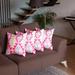 Foundry Select Brough Ikat 18" Throw Pillow Cover Polyester in Pink | 18 H x 18 W x 2 D in | Wayfair 91D866709EAE41EBB0D525D5674841AD