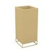 Vondom Vela High Resin Pot Planter Resin/Plastic in Brown | 35.5 H x 15.75 W x 15.75 D in | Wayfair 54049A-BEIGE