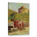 Vault W Artwork 'Gypsies at Port-en-Bessin, 1883' by Paul Signac Painting Print on Wrapped Canvas Canvas, in Brown/Green | Wayfair