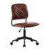 Steelside™ Arzola Task Chair Upholste/Metal in Red | 33.46 H x 17.52 W x 21.65 D in | Wayfair 1162AE1C802D44FF8C5DD8E816052DBC