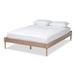 Ophelia & Co. Cuomo Platform Bed Wood in Brown | 14.92 H x 57.09 W x 80.31 D in | Wayfair 1F622A8C10354F9181A26566830BEC6E