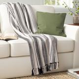 Sand & Stable™ Beckton Cotton Throw Cotton in Gray/White | 50 W in | Wayfair 0CA58C1CCF714B2FAF57171500A09689