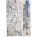 Blue/Brown 144 x 108 x 0.01 in Area Rug - 17 Stories Adelynn Abstract Light Blue/Orange/Brown Area Rug Polyester | 144 H x 108 W x 0.01 D in | Wayfair