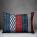 August Grove® Corryn American Striped Rectangular Lumbar Pillow Polyester/Polyfill blend | 14 H x 20 W x 1.55 D in | Wayfair