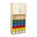 Wood Designs 20 Tray Vertical Storage Cabinet w/ Assorted Pastel Trays Wood in Green | 75 H x 36 W x 15 D in | Wayfair 56209LG