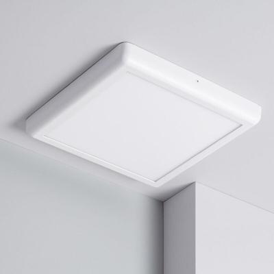 Ledkia - LED-Deckenleuchte 24W Eckig Metall 300x300mm Design White 4000K Neutralweiß Image