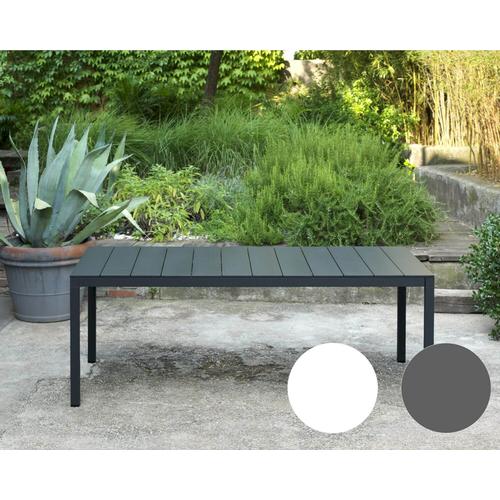 NARDI »Rio« Alu-Garten-Tisch ausziehbar 210 cm / weiss