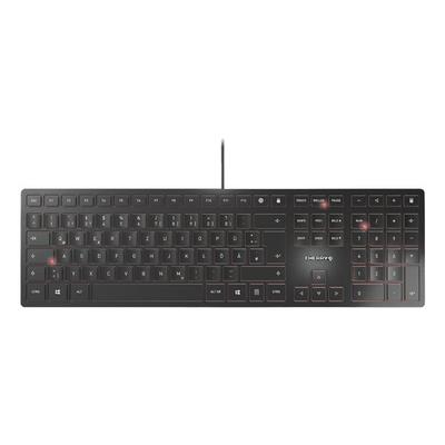 Cherry Kabelgebundene Tastatur »KC 6000 Slim« schwarz schwarz, 44x3.3x13 cm