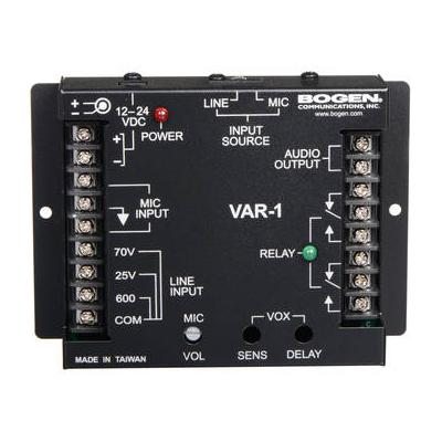 Bogen VAR1 Voice Activated Relay for 70V Paging Systems VAR1