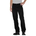 Dickies 1939R Relaxed Fit Straight Leg Carpenter Duck Jean Pant in Rinsed Black size 48X30 | Cotton 1939