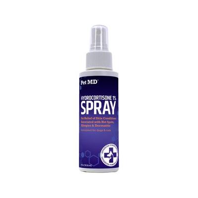 Pet MD Hydrocortisone Itch Relief Pet Hot Spot Spray, 4-oz bottle
