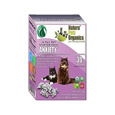 Natura Petz Organics Anxiety Starter Pack Cat Supplement, 30 count