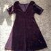 American Eagle Outfitters Dresses | American Eagle Crushed Velvet Dress | Color: Purple | Size: S