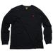 Polo By Ralph Lauren Shirts | Black Polo Long Sleeve V-Neck T-Shirt #0134 | Color: Black/Red | Size: M