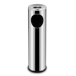 Hendi Aschenbecher mit Mülleimer Standmodell 15 Liter Ø200mm aus Edelstahl Image