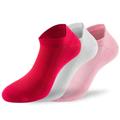 Lenz Performance Sneaker Tech Calzini, bianco-rosso-rosa, dimensione 35 36 37 38