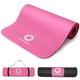 Primasole Dicke Yogamatte mit Tragetasche, Trainingsmatte für Yoga, Pilates und Zuhause und im Fitnessstudio, 1,27 cm dick, 182,9 cm L x 61 cm B. Azalea Pink Farbe PSS91NH031A