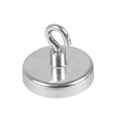 EICHNER 5er-Pack Magnethaken, Haftkraft 10,2 kg silber