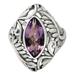 Joyous Jungle,'Amethyst single stone ring'