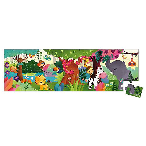 Puzzlekoffer Panorama-Puzzle Dschungel 36 Teile