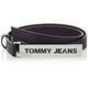 Tommy Hilfiger Damen Tjw High Waist Leather Belt 2.5 Gürtel, Black, XX-Klein (Herstellergröße: 75)