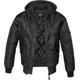 Brandit MA1 Sweat Hooded Jacke, schwarz, Größe 3XL