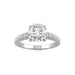 Charles & Colvard 1/5 Ct. T.w. Lab Created Moissanite Engagement Ring In 14K White Gold, 9