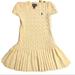 Polo By Ralph Lauren Dresses | Like New! Girls Polo Cable-Knit Pleated Dress Sm | Color: Cream | Size: Sg