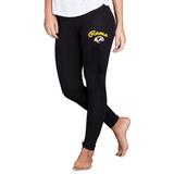 Women's Concepts Sport Black Los Angeles Rams Lightweight Fraction Lounge Leggings