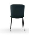 Calligaris Annie Upholstered Dining Chair w/ Metal Legs Upholstered in Green/Blue/Black | 32.87 H x 20.1 W x 22.83 D in | Wayfair