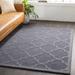 Ropesville 2'3" x 8' Modern Wool Gray/Medium Gray Runner - Hauteloom