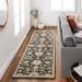 Hazen 10' x 14' Traditional Wool Navy/Brown/Dusty Sage/Light Beige/Medium Gray/Dark Red/Peach Area Rug - Hauteloom