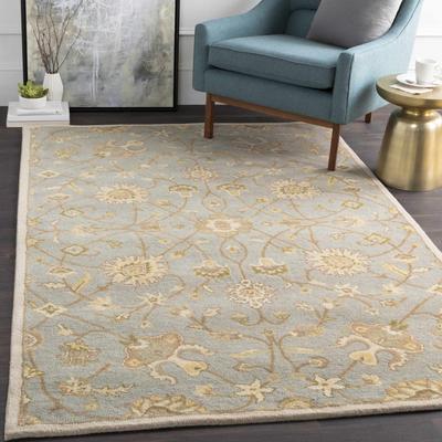 Logville 2'6" x 8' Traditional Wool Mauve/Gray/Ivory/Light Olive/Mustard/Olive/LightOlive Runner - Boutique Rugs
