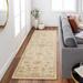 Gainesboro 8' Round Traditional Wool Sage/Olive/Light Beige/Pale Blue/Peach Area Rug - Hauteloom