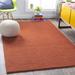 Welch 7'6" x 9'6" Modern Wool Burgundy Area Rug - Hauteloom