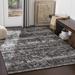 Carrothers 1'10" x 2'11" Traditional Charcoal/Black/Gray Area Rug - Hauteloom