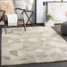 Elsah 9' x 13' Modern Dark Brown/Black/Light Beige/Olive/Tan/Wheat/Peach Area Rug - Hauteloom