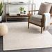 Bowstring 2' x 3' Modern Handmade Solid Stripes Cream/Taupe Area Rug - Hauteloom