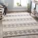 Mineola 8' x 10' Bohemian/ Handmade Moroccan Farmhouse Wool Charcoal/White Area Rug - Hauteloom