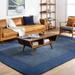 Fingerhut 7'6" x 9'6" Modern Wool Ink Blue/Teal Area Rug - Hauteloom