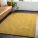 Kapowsin 6' x 9' Traditional Wool Mustard/Brown/Rust/Brick Red/Rust/Bright Yellow/Metallic Gold/Butter/Yellow/Beige Area Rug - Hauteloom