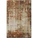 Riegelsville 6' x 9' Updated Traditional Wool Dark Brown/Ivory/Beige/Dusty Sage/Orange/Rust/Brick Red/Medium Gray Area Rug - Hauteloom