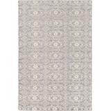 Hoisington 2' x 3' Transitional Handmade Updated Vintage Wool Charcoal/Ivory Area Rug - Hauteloom