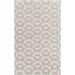 Frenchton 8' x 10' Modern Flat Weave Moroccan Trellis Wool Medium Gray/Light Gray Area Rug - Hauteloom