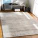 Yemassee 3'11" x 5'7" Modern Medium Gray/Ivory/Charcoal/Tan Area Rug - Hauteloom