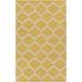 Colwell 9' x 12' Transitional Modern Moroccan Flatweave Cotton Cream/Yellow/Ivory Area Rug - Hauteloom