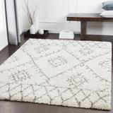 Kunia 7'10" x 10'2" Ivory/Taupe/Charcoal/Light Beige/Peach Area Rug - Hauteloom